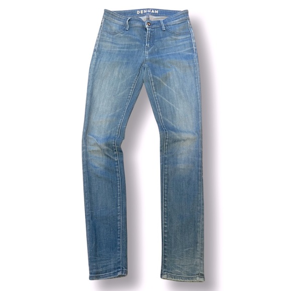 Denham jeans in light indigo blue - Picture 2 of 10